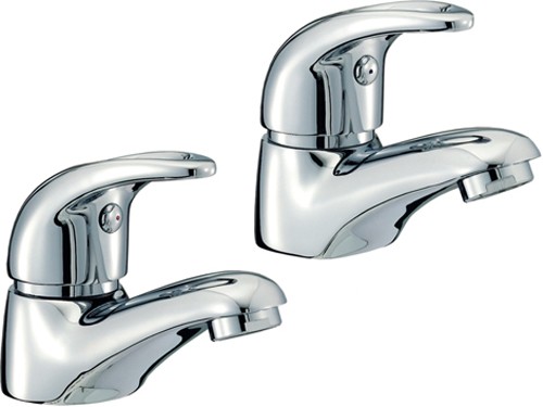 Basin Taps (Pair, Chrome). additional image