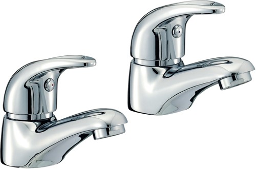 Bath Taps (Pair, Chrome). additional image