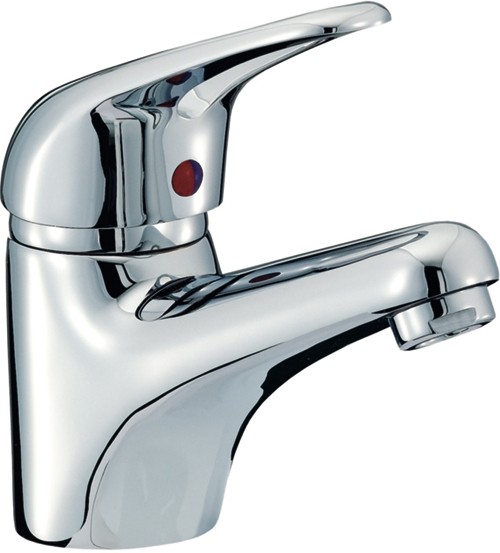 Mono Basin Mixer Tap With Pop Up Waste (Chrome). additional image