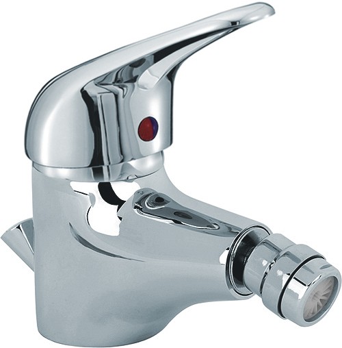 Mono Bidet Mixer Tap With Pop Up Waste (Chrome). additional image