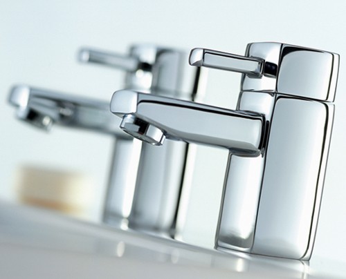 Basin Taps (Pair, Chrome). additional image