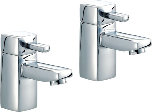 Bath Taps (Pair, Chrome). additional image