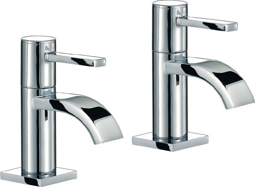 Basin Taps (Pair, Chrome). additional image