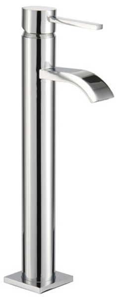 Cloakroom Mono Basin Mixer Tap (281mm High, Chrome). additional image