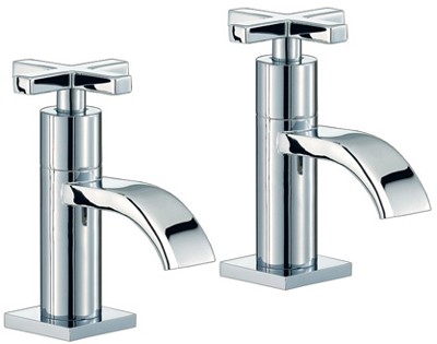 Basin Taps (Pair, Chrome). additional image