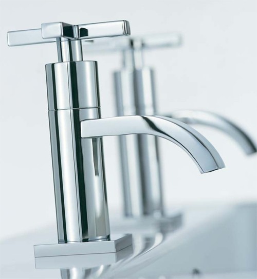 Basin Taps (Pair, Chrome). additional image