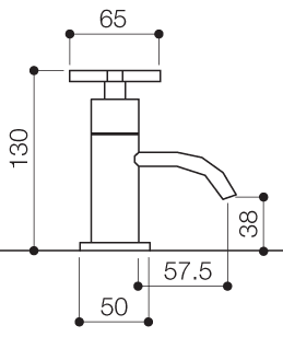 Bath Taps (Pair, Chrome). additional image