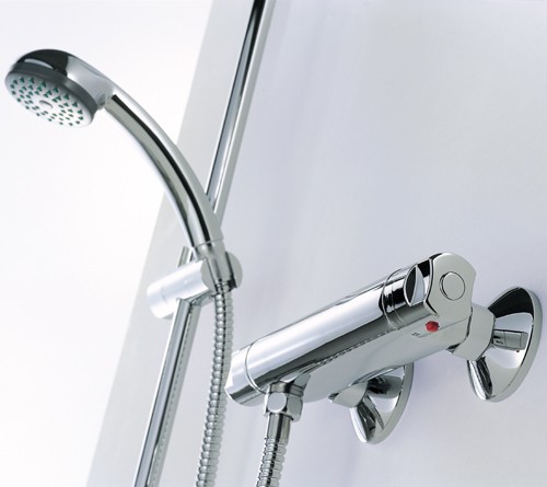 Thermostatic Bar Shower Valve With Slide Rail Kit. additional image