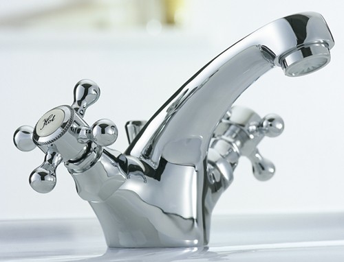 Mono Basin Mixer Tap With Pop Up Waste (Chrome). additional image