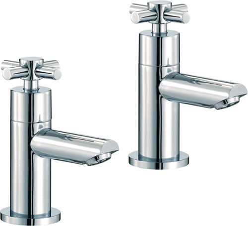 Bath Taps (Pair, Chrome). additional image