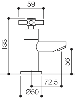 Bath Taps (Pair, Chrome). additional image