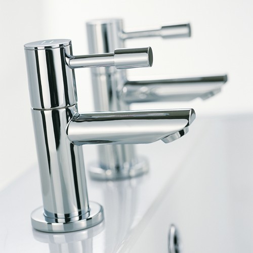 Basin Taps (Pair, Chrome). additional image