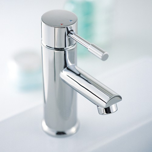 Mono Basin Mixer Tap With Pop Up Waste (Chrome). additional image