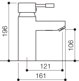 1 Tap Hole Bath Filler Tap (Chrome). additional image