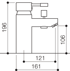 1 Tap Hole Bath Shower Mixer Tap With Shower Kit (Chrome). additional image