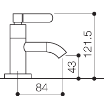 Basin Taps (Pair, Chrome). additional image