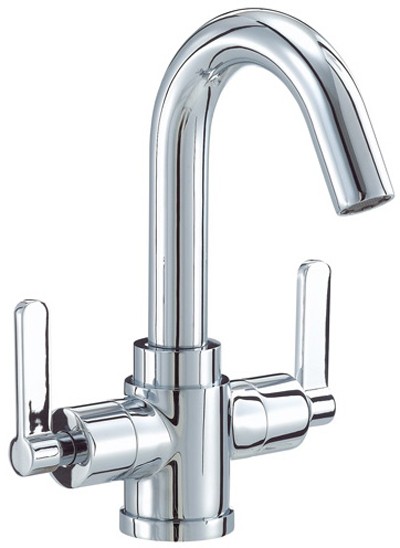 Mono Basin Mixer Tap With Pop-Up Waste (Chrome). additional image