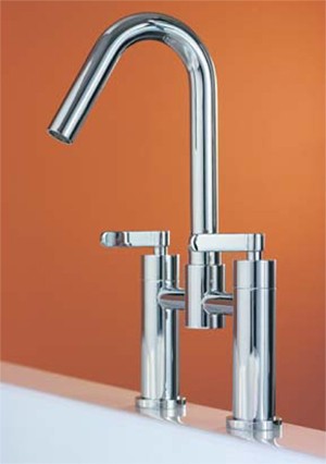 Bath Filler Tap (High Spout, Chrome). additional image