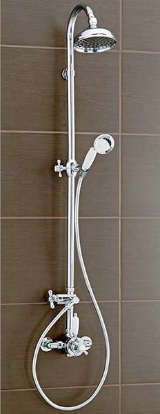 Thermostatic Shower Set With Valve, Riser & Head. additional image