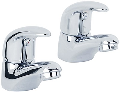 Bath Taps (Pair, Chrome). additional image