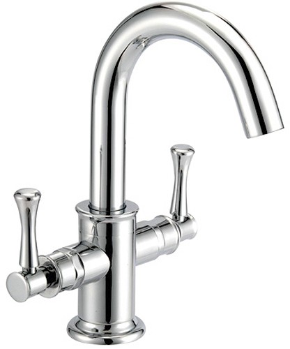 Mono Basin Mixer Tap With Pop-Up Waste (Chrome). additional image