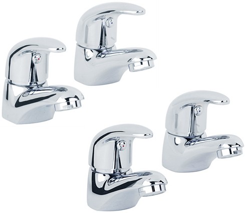 Basin & Bath Tap Pack (Chrome). additional image