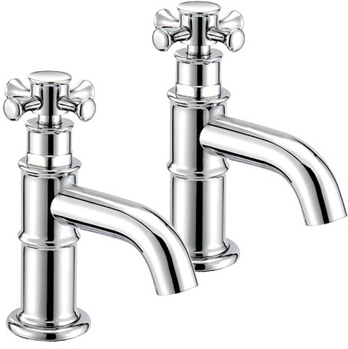 Bath Taps (Pair, Chrome). additional image