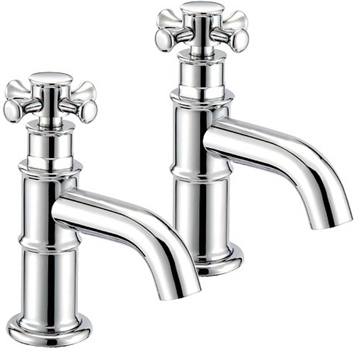 Bath Taps (Pair, Chrome). additional image