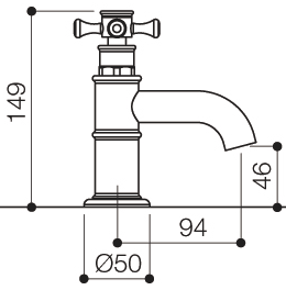 Bath Taps (Pair, Chrome). additional image