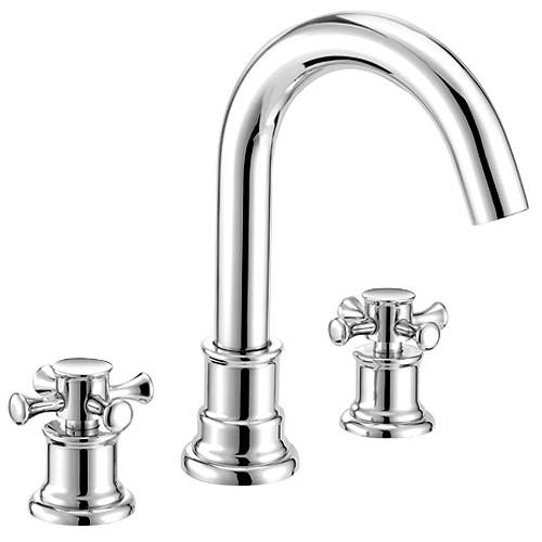 3 Tap Hole Bath Filler Tap (Chrome). additional image