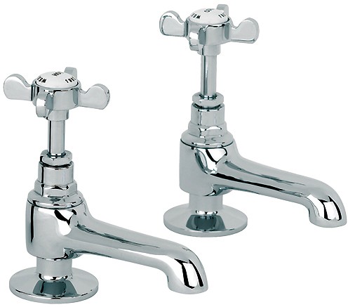 Basin Taps (Pair, Chrome). additional image