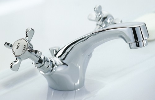 Mono Basin Mixer Tap With Pop Up Waste (Chrome). additional image