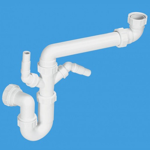 1 1/2" Single Bowl Space Saver Plumbing Kit. additional image