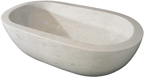 Luxury Marble Bath (Solid Stone). 1800x1020mm. additional image