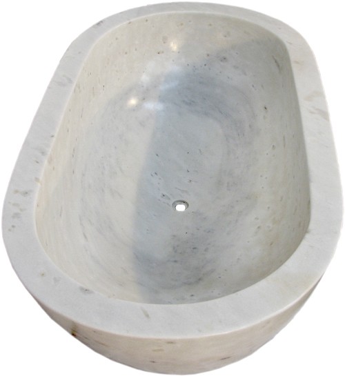 Luxury Marble Bath (Solid Stone). 1800x1020mm. additional image