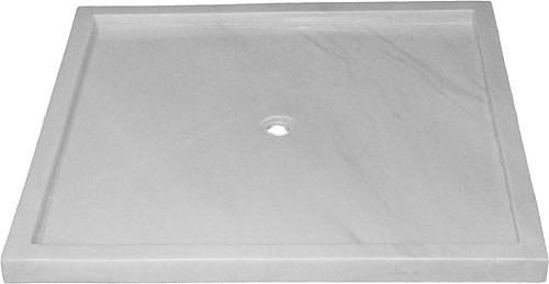 Slimline Luxury Stone Shower Tray. 900x900x50mm. (Marble) additional image