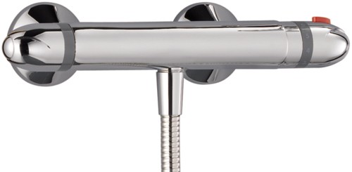 Thermostatic Bar Shower Valve (Chrome). additional image