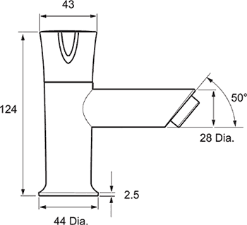 Basin Taps (Pair, Chrome). additional image