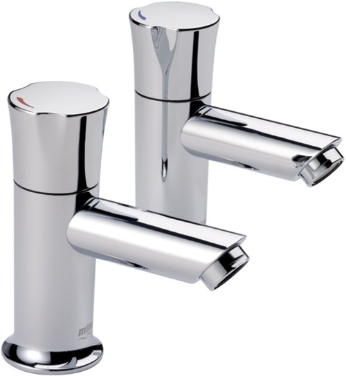 Bath Taps (Pair, Chrome). additional image