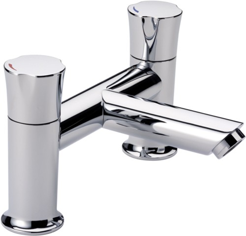 Deck Mounted Bath Filler Tap (Chrome). additional image