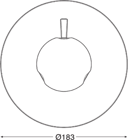 Concealed Thermostatic Shower Valve (Chrome). additional image