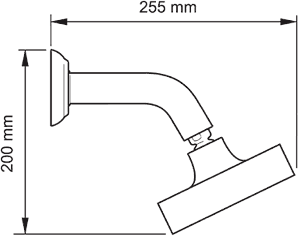 Concealed Thermostatic Shower Valve & Shower Head (Chrome). additional image