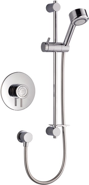 Concealed Thermostatic Shower Valve With Shower Kit (Chrome). additional image