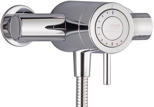 Exposed Thermostatic Shower Valve (Chrome). additional image