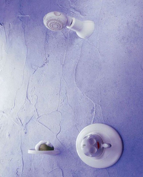 Concealed Thermostatic Shower Valve & Fixed Head in White. additional image