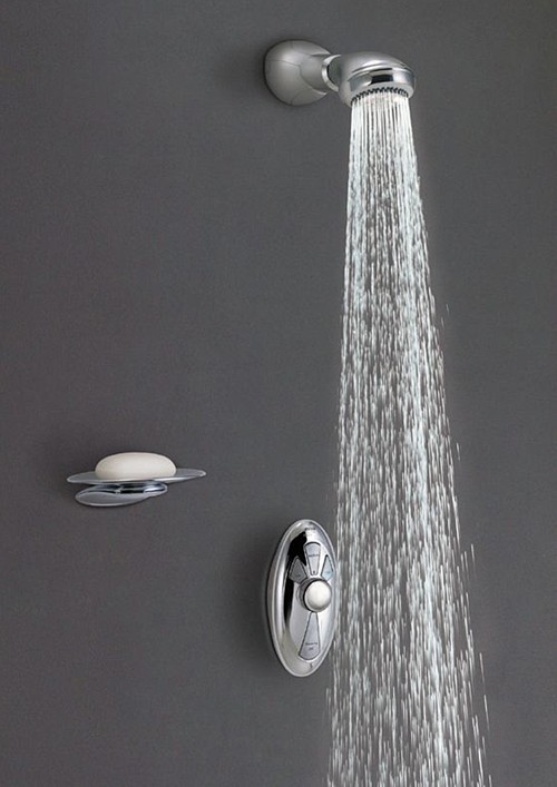 Thermostatic Exposed Digital Shower Kit with Fixed Shower Head. additional image