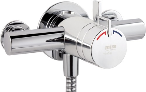 Exposed Thermostatic Shower Valve With Shower Kit (Chrome). additional image