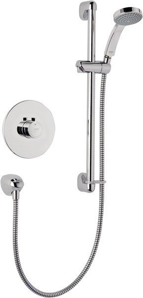 Concealed Thermostatic Shower Valve With Shower Kit (Chrome). additional image