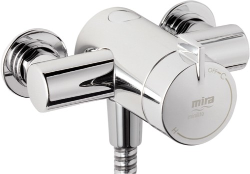 Exposed Thermostatic Shower Valve (Chrome). additional image