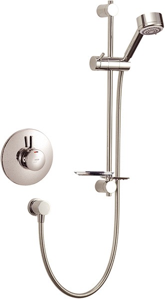 Concealed Thermostatic Shower Valve With Shower Kit (Chrome). additional image